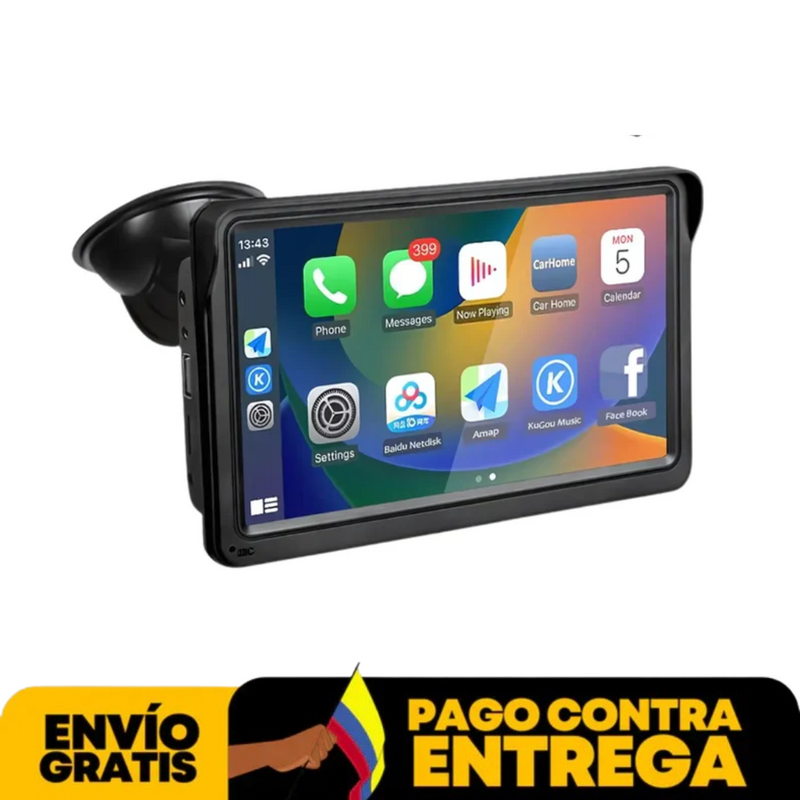 Pantalla Multimedia Apple CarPlay y Android Auto [PAGO CONTRA ENTREGA]